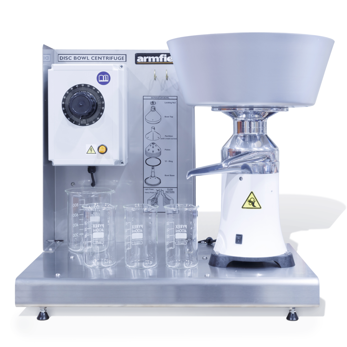 FT15 Disc Bowl Centrifuge Armfield