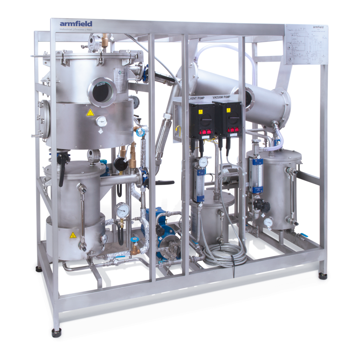 FT29 Batch Solvent Extraction and Desolventising Unit Armfield